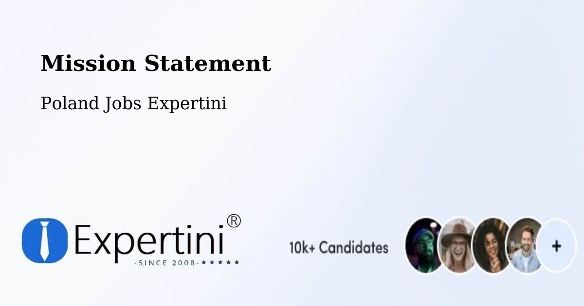 Corporate Mission – Brzeg - Poland Jobs Expertini